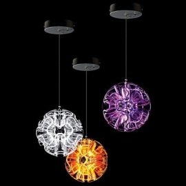 Qis design Coral Ball LED Pendant Lamp Clear