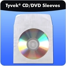 10 CD / DVD HOESJES  TYVEK