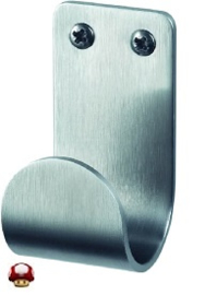 HACEKA  IXI badkamerhaak 2 stuks brushed