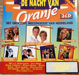 NACHT VAN ORANJE,  de    *Het Grootste Meezingfeest van Nederland*  -vol 2-