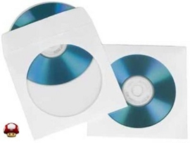 100 CD / DVD HOESJES  papier