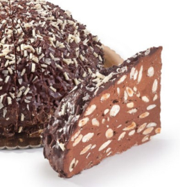 Nougat punt Rivoltini / Nogataart zacht met Chocolade /t.h.t.  31-07-2025/ ca 200Gram