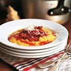 Zachte Polenta met Ragu van verse Worstjes