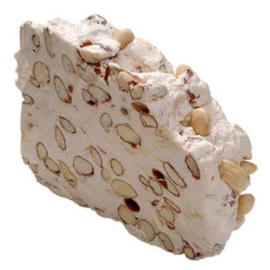 Nougat punt Rivoltini / Nogataart zacht met amandelen | ca 200Gram/ t.h.t. 31-07-2025