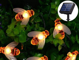 Solar Bijen Tuin Verlichting - ENERGIEBESPAREND - tuindecoratie - lichtslinger - lichtsnoer - tuinverlichting