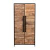 Barn  2 Deur  Cabinet  opbergkast Mango 100X40X200 tegen de  laagste prijs