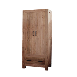 Oriental 2 deuren kast model C 100 cm breed.    Deze serie gemaakt van oud gerecycled Teak hout