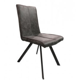 SOHOTO eethoek tafel 140  cm lang compleet met 4 stoelen.   meubel met een specifiek industriële look