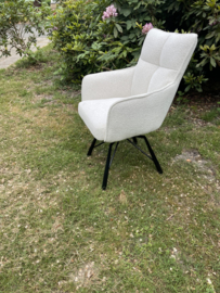 Eetstoel model Gido 01  Raven 22 Ivory  Draaibaar: 360 graden draaibaar - auto return Extreme korting