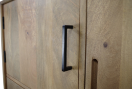 Boyd B dressoir 200 cm  massief hout 6 lades 2 schuif deuren 2 draai deur voor de laagste prijs