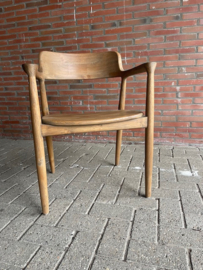 JEROEN Massief eetkamerstoel blank