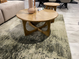 Cortez salontafel tropisch hardhout van Wildeboer 90 cm
