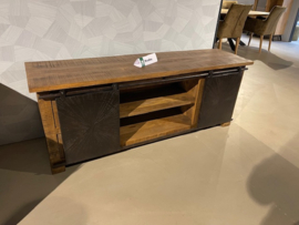 BRADLEY tv-meubel 160 massief Mango voor de laagste prijs