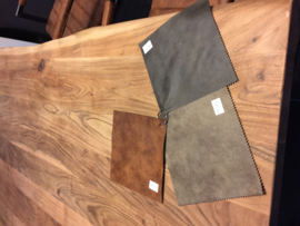 ANITA   industriële eetkamer stoelen metaal    Cognac nu extra actie