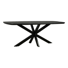 Ben Black Deens ovaal Mango 200 x 100  en 76 cm hoog nu actie