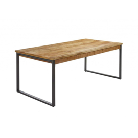 Sam Remo  Eettafel  mooi Mangohout  200 cm Lang  voor een actie prijs