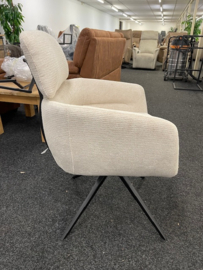 Eetstoel AMALIA  RB Aragon 03 Beige Moderne DRAAISTOEL