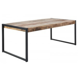 SOHOTO Eettafel 160 cm Lengte Mango met metaal voor een speciale prijs