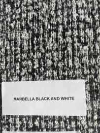 SIERRA  eetkamerstoel MARBELLA Black en White  Draaibaar: 360 graden