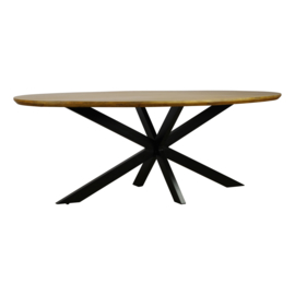 Ben nature ovaal 200 x 100 cm eettafel voor de laagste prijs