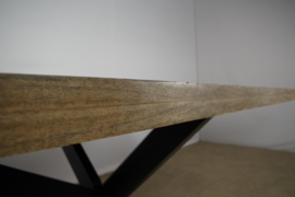 BRADLEY   eettafel recht  160 x100 cm tijdelijk aanbieding