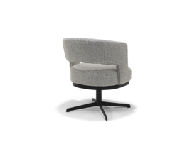 SIERRA  eetkamerstoel MARBELLA Black en White  Draaibaar: 360 graden