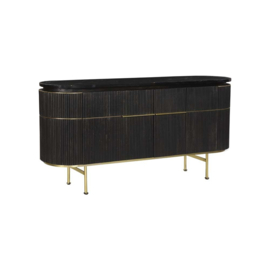 Elite Collection Sideboard Zwart 160x40x72