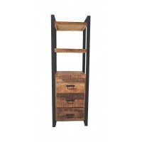SOHOTO dressoir 180 cm breed duurzaam Mango hout met zwart metaal frame Voor een lage actie prijs