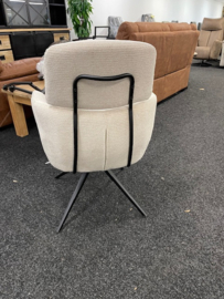 Eetstoel AMALIA  RB Aragon 03 Beige Moderne DRAAISTOEL