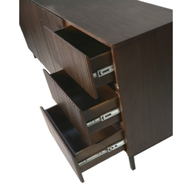 Sevilla dressoir 225 cm in sterk Acacia hout 3d 3 l voor de laagste prijs