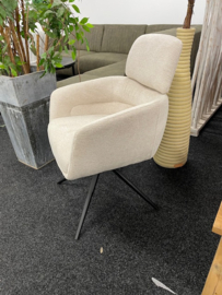 Eetstoel AMALIA  RB Aragon 03 Beige Moderne DRAAISTOEL