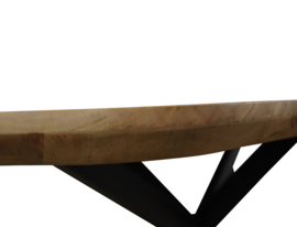 Ben naturel Deens ovaal 220 x 110 cm eettafel Wildeboer voor de laagste prijs