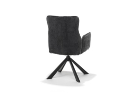 Eetstoel Bastiaan 1  Perfect Harmony 90 Antraciet 360 graden - auto return