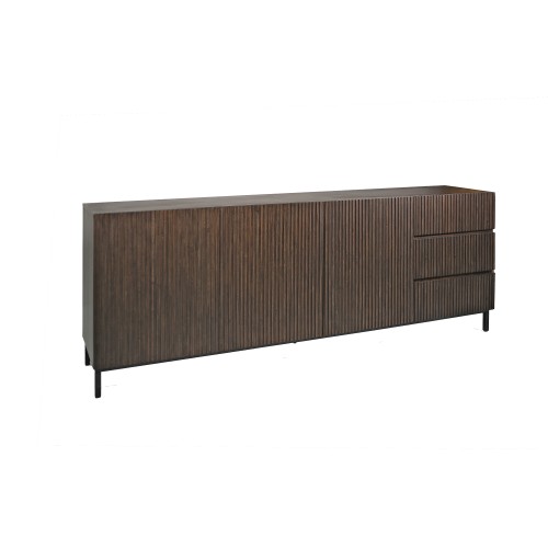 Sevilla dressoir 185 cm in sterk Acacia hout 3d 3 l voor de laagste prijs