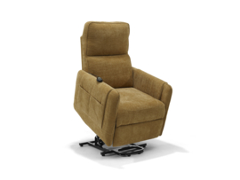 BORIS Opsta fauteuil Netstroom in Stof Mosterd 5 VOOR EEN ACTIE PRIJS