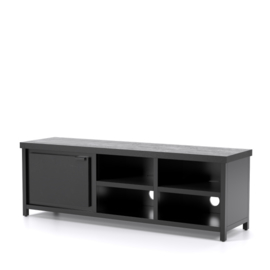 MMB023  Cod Collectie 1 Deur TV Meubel 160x40x50 Zwart