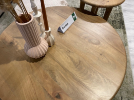 Cortez salontafel tropisch hardhout van Wildeboer 90 cm