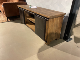 BRADLEY tv-meubel 160 massief Mango voor de laagste prijs