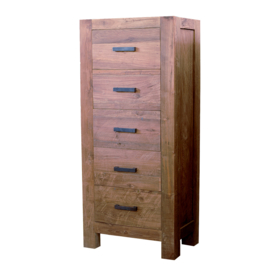 Oriental model E Ladenkast 70 cm breed. Deze serie gemaakt van oud gerecycled Teak hout en ook in de actie