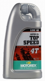 ...TIP...10w40 Motorolie Motorex TOP SPEED (topspeed)(Deel Syntheet) Jaso-MA2 klasse SN! 1 Liter (m10w40ts)