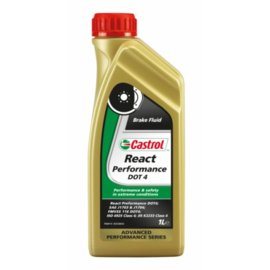 Remvloeistof DOT 4 Castrol 1 Liter  Remvloeistof Castrol React Performance DOT4