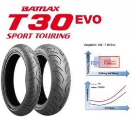 Motorband 170/60zr17 T30 Evo Bridgestone achterband Battlax oa ST1300