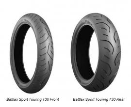 Motorband 110/80zr19  bridgestoneT30 voorband (b1108019vr) Vervangen door de T30f Evo