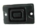 Rubber (onder deksel van rem of koppeling pomp) 32x50mm  Boutafstand 41mm (c1511r)