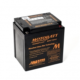 motor accu Yuasa YTX30L (30Ah) -->> MOTOBATT agm (32Ah) ZWART!