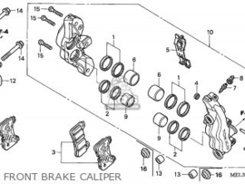 voor Remklauw REPARATIESET Honda CBR1000rr (2004-2016).