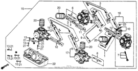 VF750c Magna 1982 Carb 1