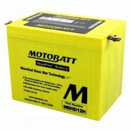 yuasa accu YHD-12h (28Ah en 240cca/koudstartstroom ) -->> motobatt AGM  (33Ah/390!koudstartstroom) 6007-84