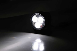 Verstraler LED ellipsoid Ø50mm 75mm lang (zwarte metalen uitvoering)