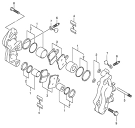 Remklauw Suzuki AN400 99-00